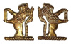 M60 - Peel & Dufferin Regiment Collar Badge Pair